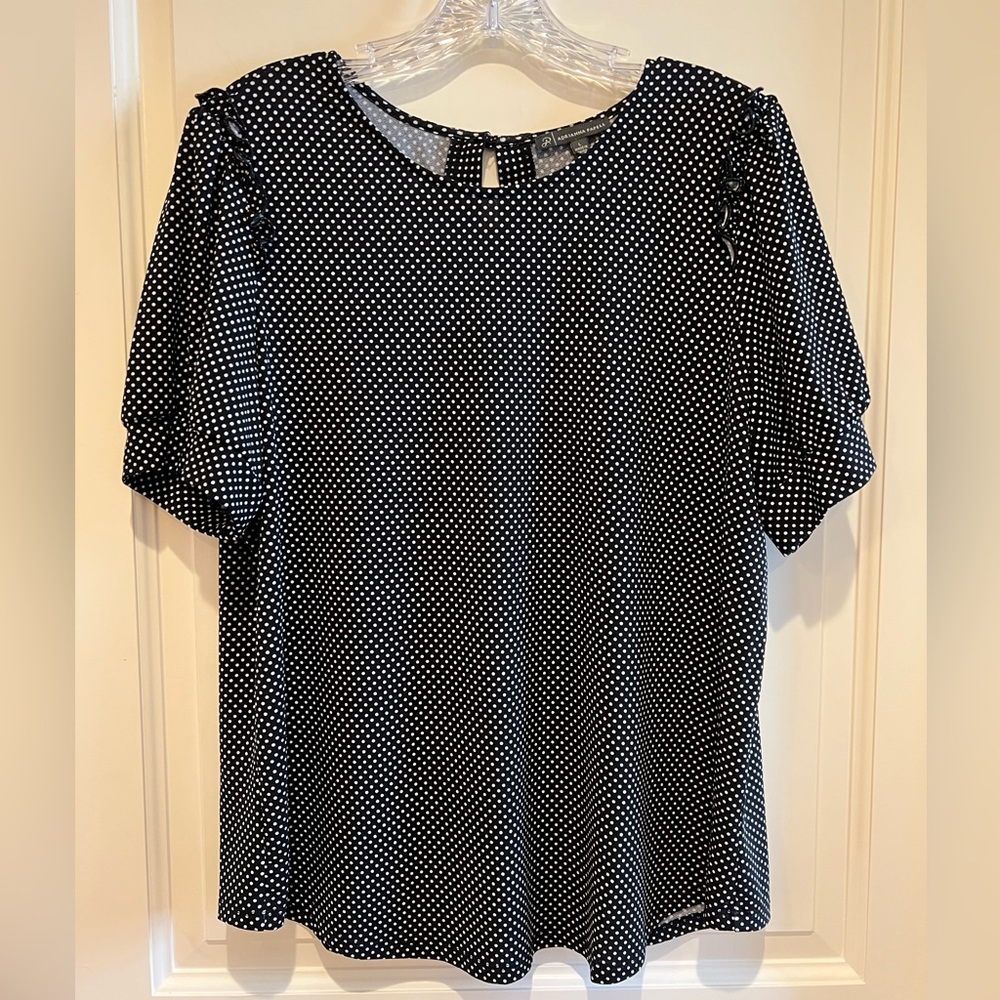 Adrianna Papell Polka dot Blouse